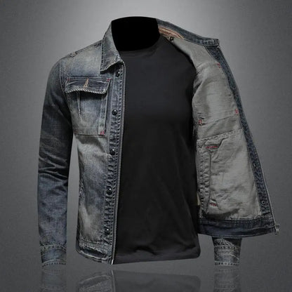 MAXIME | Veste Denim Vintage - Luviera Fashion