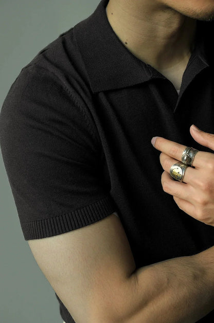 BERNARD | Polo raffiné style Old Money pour hommes - Luviera Fashion