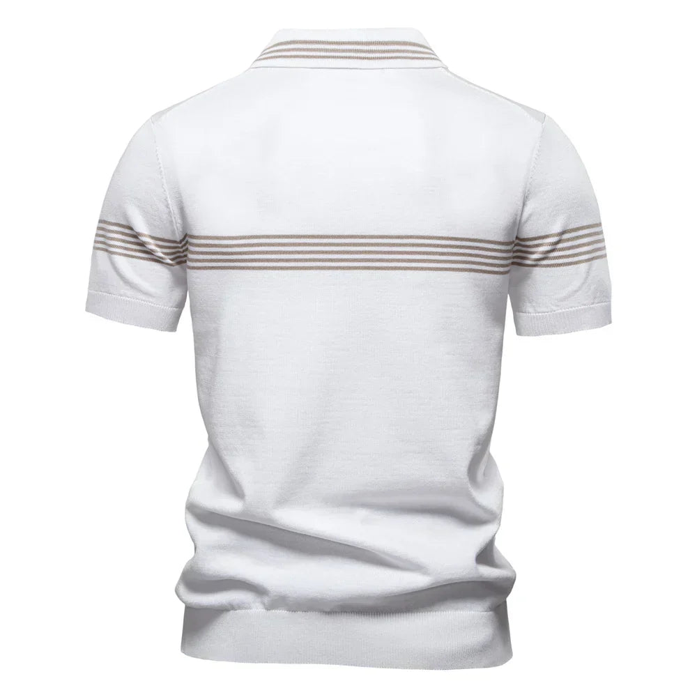 Nino T-Shirt | Relaxed Knit Polo