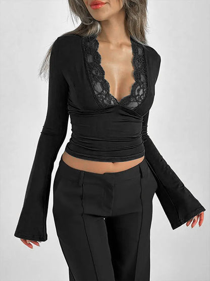 LISA | Haut slim décontracté