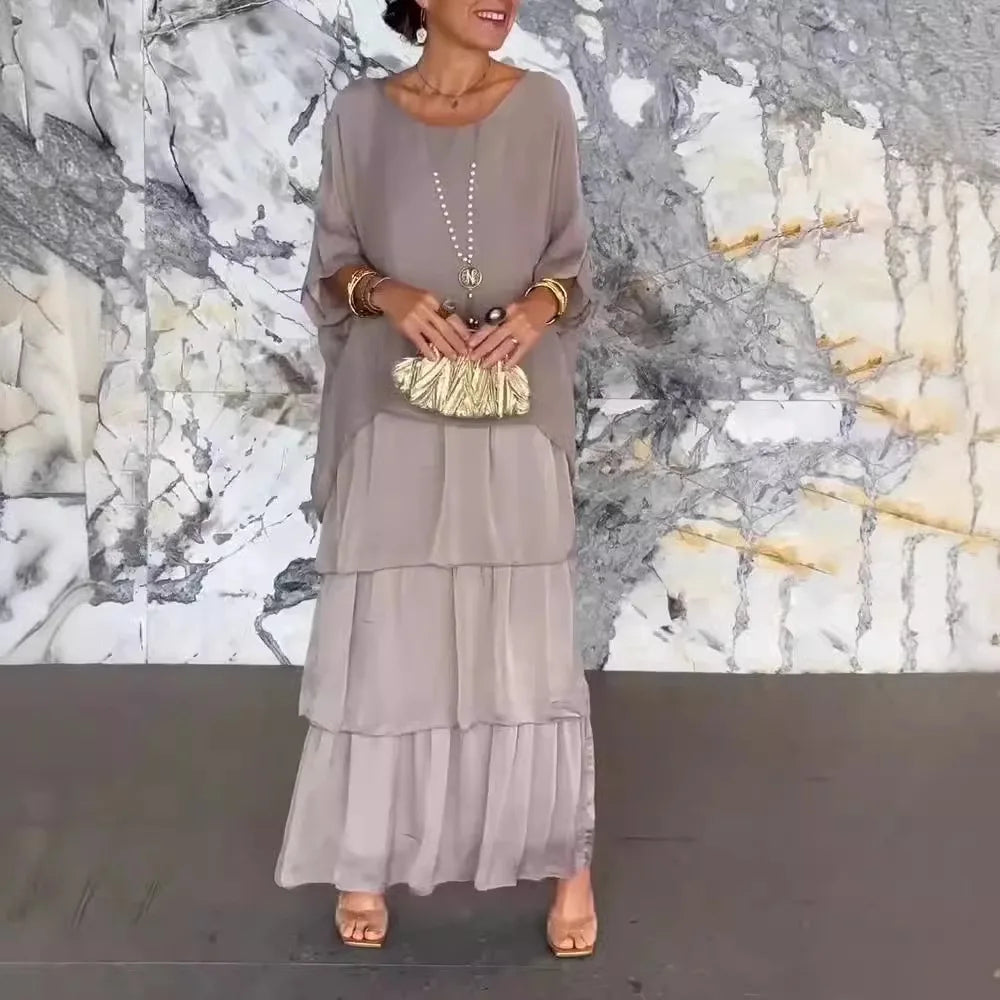 LEPPA | Robe d'été tendance à manches courtes - Luviera Fashion