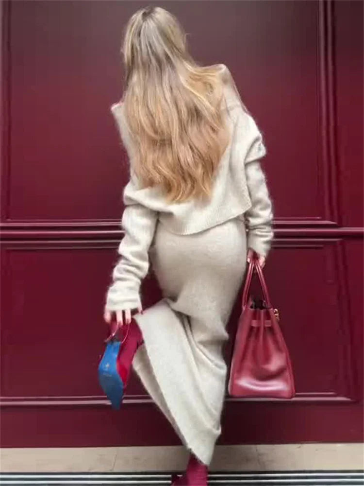 ANIKA | Ensemble pull & jupe - Luviera Fashion