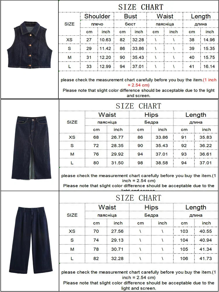 MIRA | Gilet denim tendance - Luviera Fashion