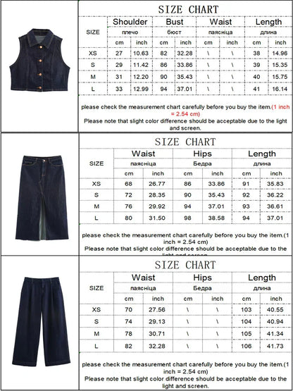 MIRA | Gilet denim tendance - Luviera Fashion