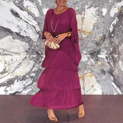 LEPPA | Robe d'été tendance à manches courtes - Luviera Fashion