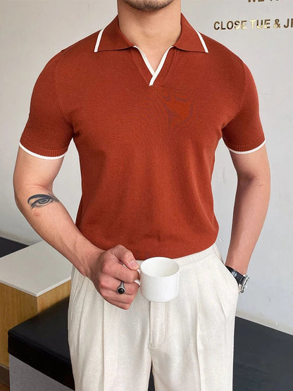 MATHIS | Polo rayé élégant - Luviera Fashion