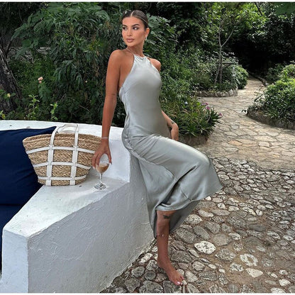 Robe maxi sans manches à bretelles - Luna, Collection Été 2025