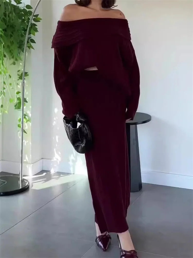 ANIKA | Ensemble pull & jupe - Luviera Fashion