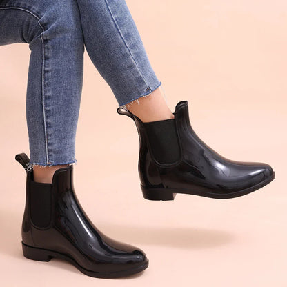 ZARA | Bottines glossy chic