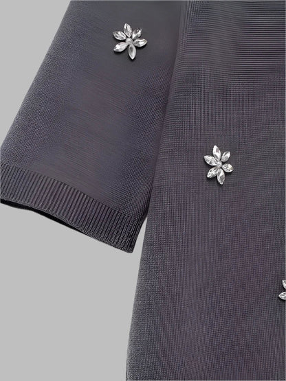 ISADORA | Élégant ensemble en maille avec détails ornés - Luviera Fashion