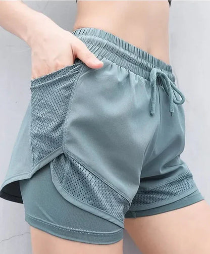 Shorts de fitness taille haute pour femmes