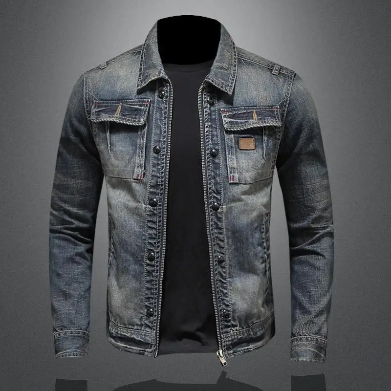 MAXIME | Veste Denim Vintage - Luviera Fashion