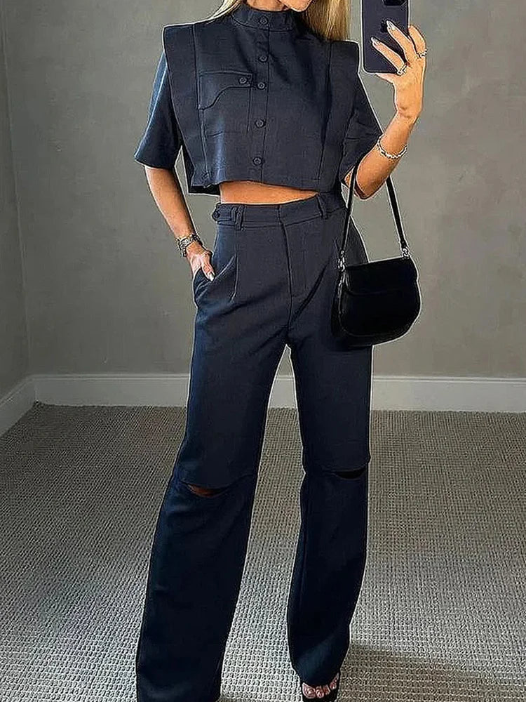 LUCY | Costume élégant et décontracté pour une allure moderne - Luviera Fashion