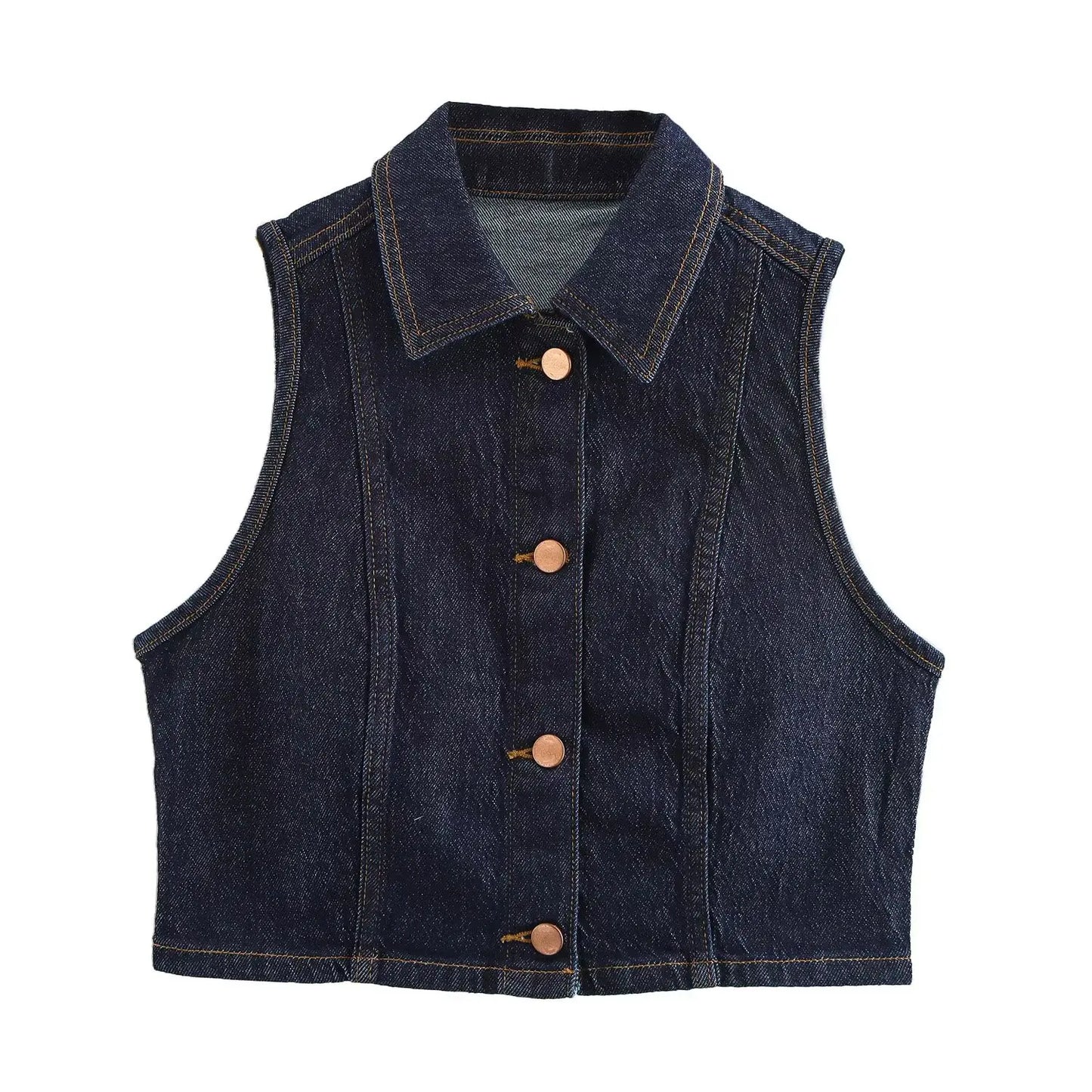 MIRA | Gilet denim tendance - Luviera Fashion