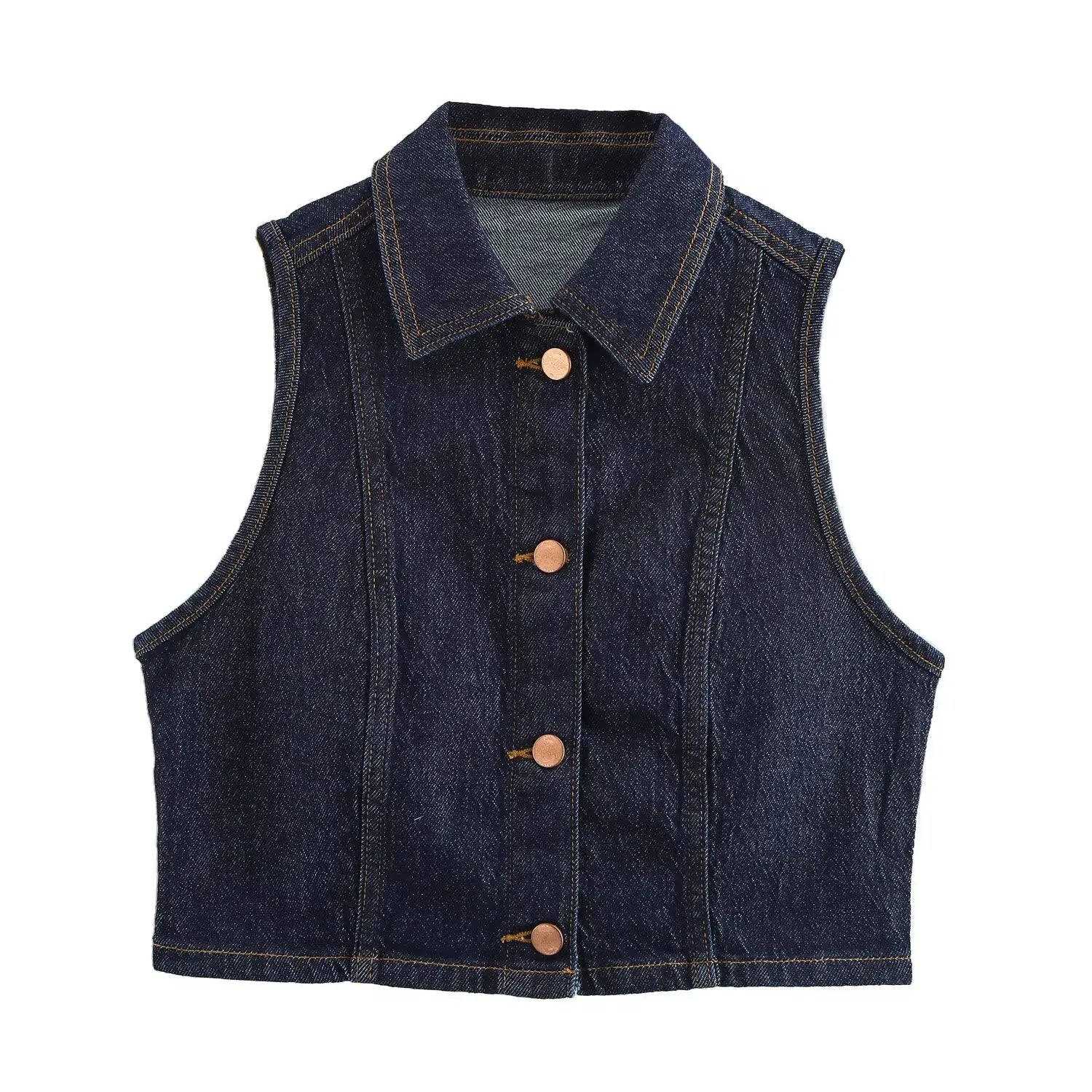 MIRA | Gilet denim tendance - Luviera Fashion