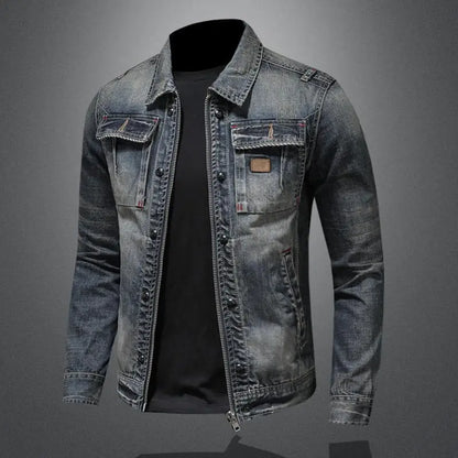 MAXIME | Veste Denim Vintage - Luviera Fashion