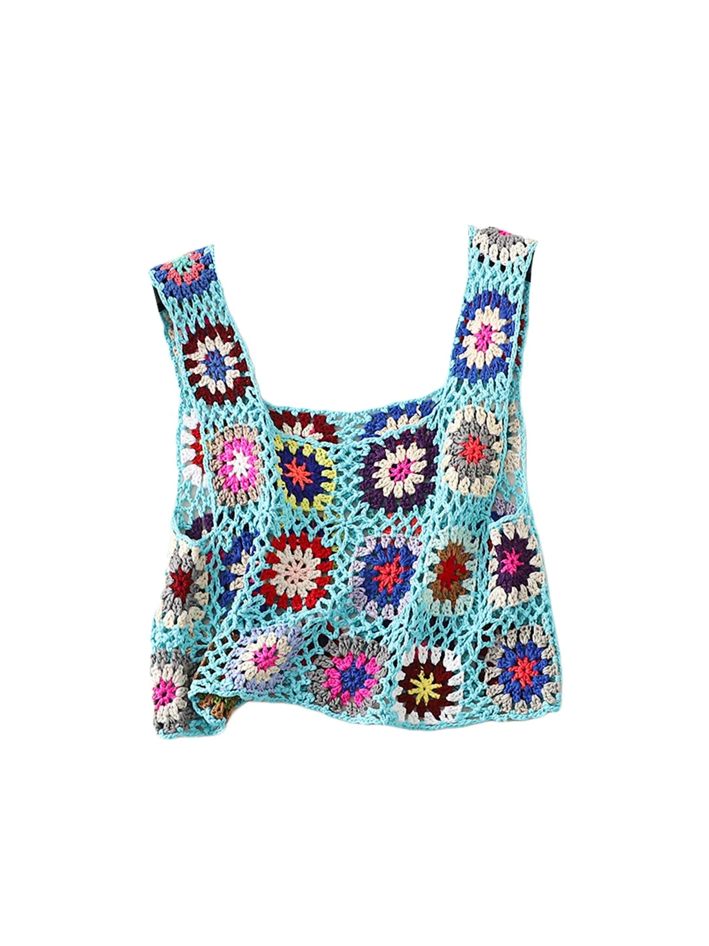 NOA | Top en maille fleurie