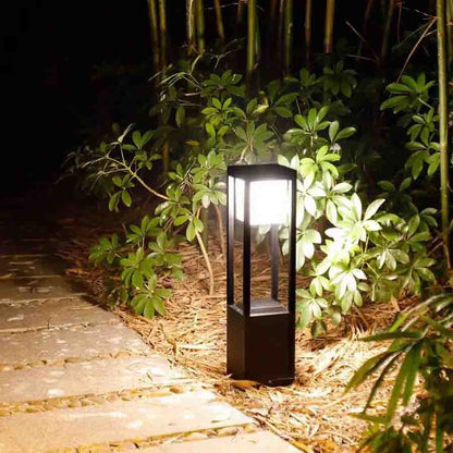 Nimbus Cube - Lampe Solaire de Jardin 60 cm avec LED Blanc Chaud pour Extérieur