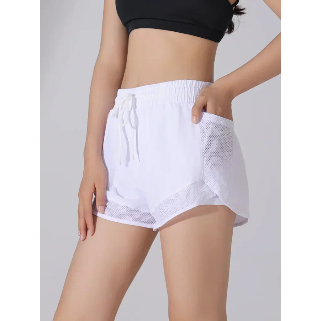Shorts de fitness taille haute pour femmes