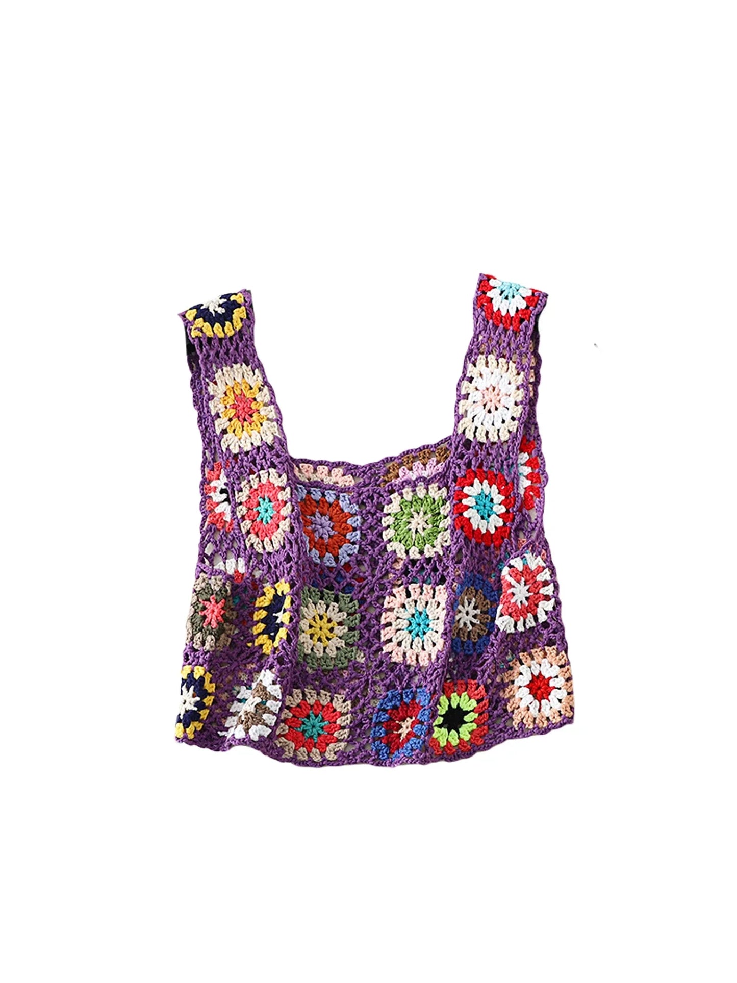 NOA | Top en maille fleurie