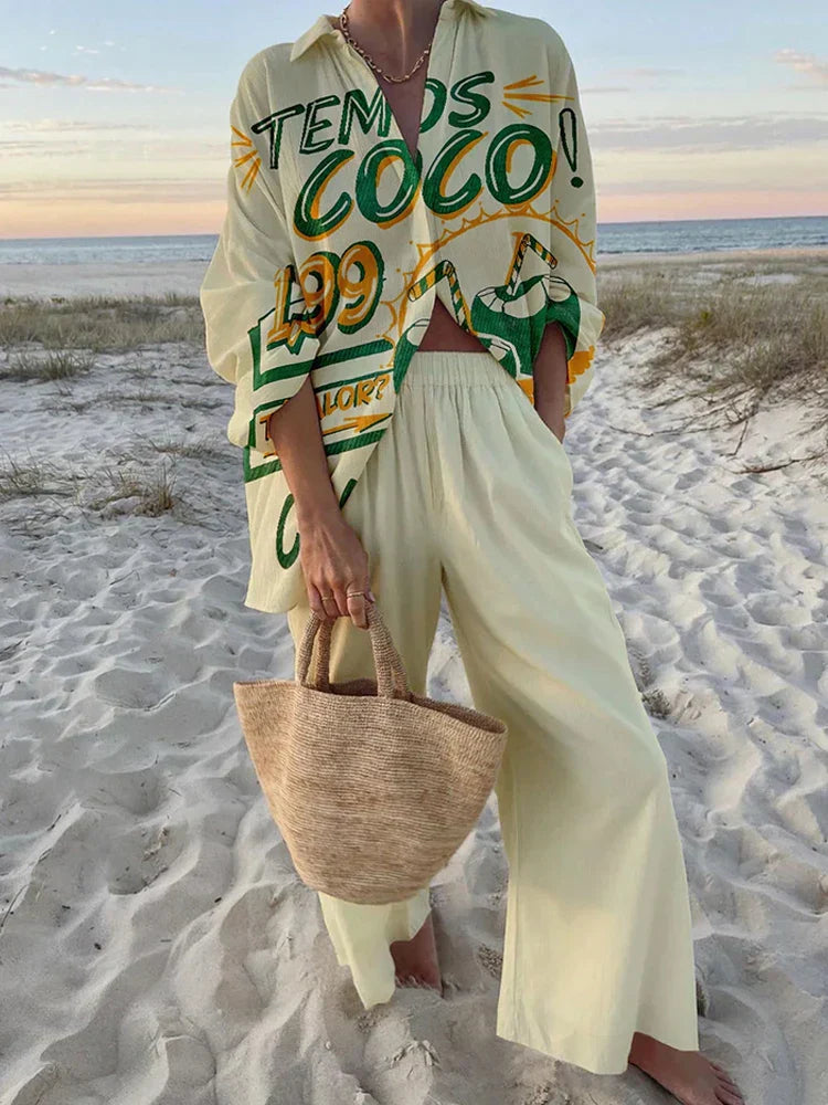 MIRA | Look décontracté et chic avec cet ensemble deux pièces Coco