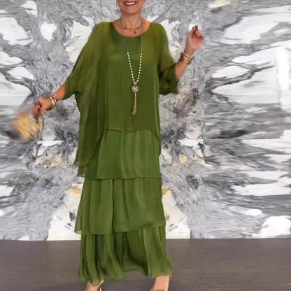 LEPPA | Robe d'été tendance à manches courtes - Luviera Fashion