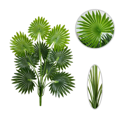 Chic Exotique avec une Note de Palmier