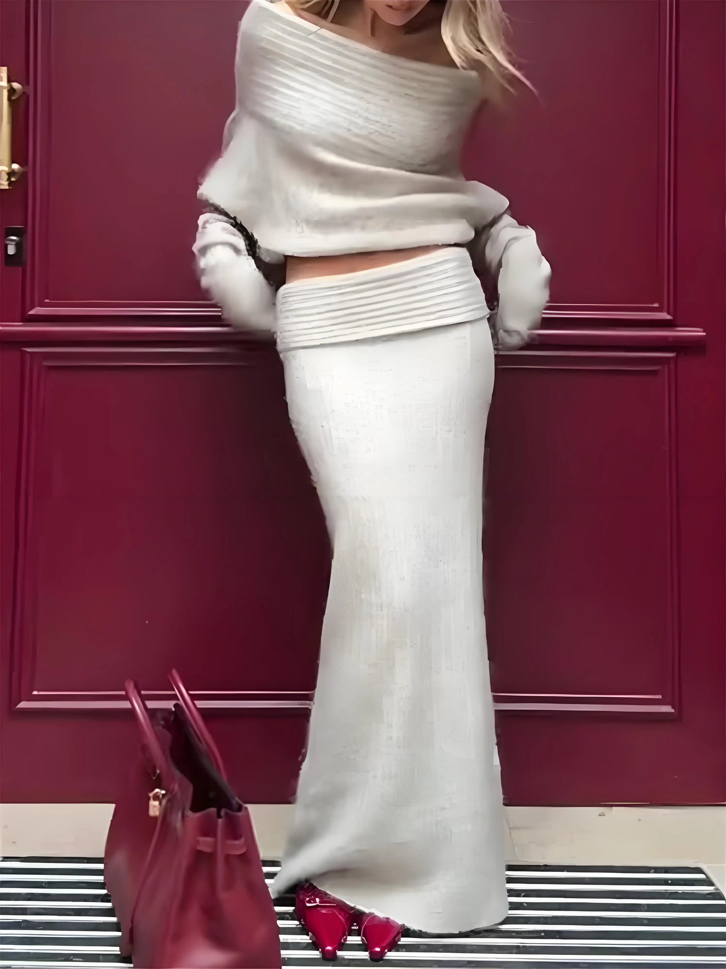 ANIKA | Ensemble pull & jupe - Luviera Fashion