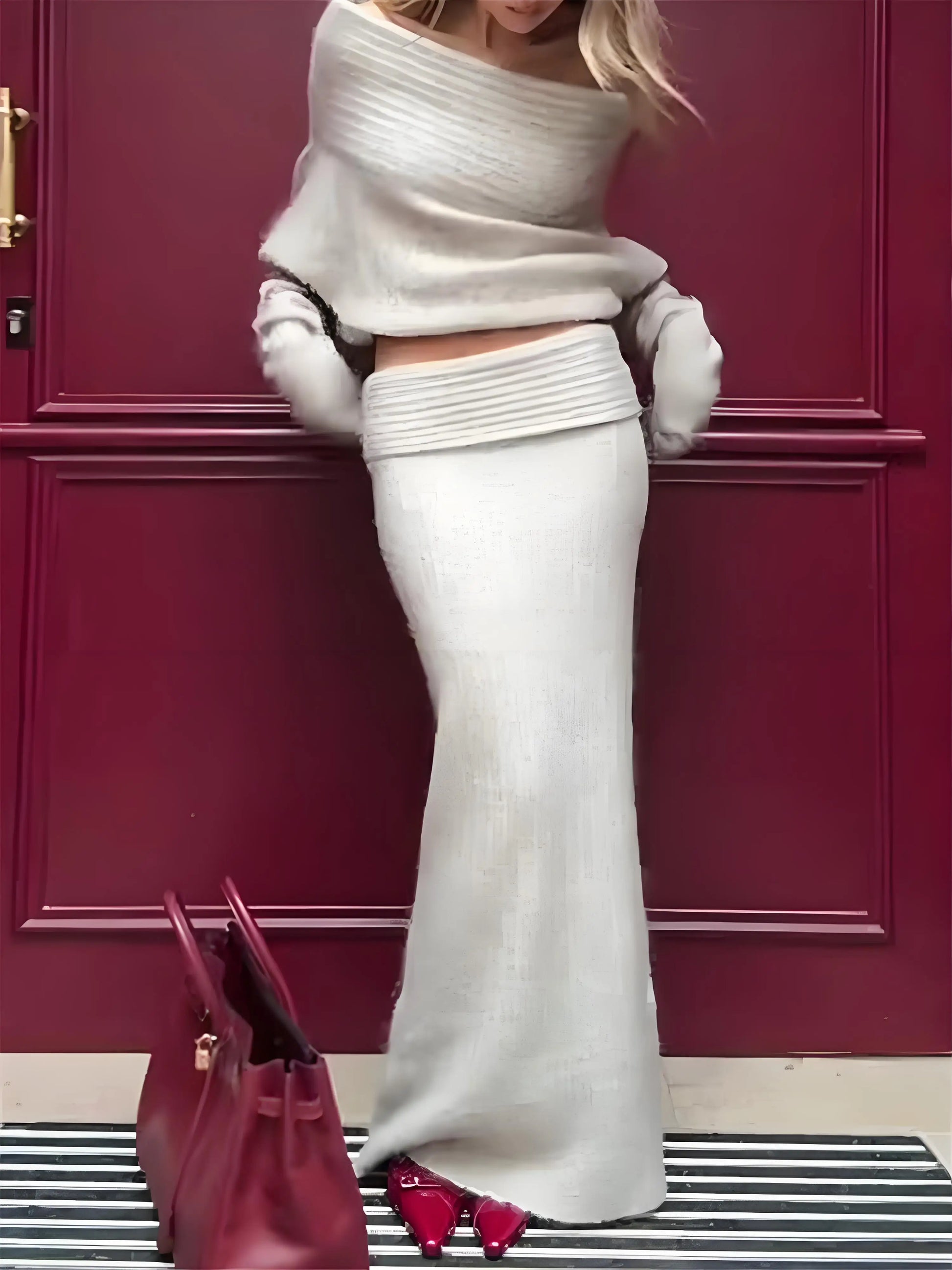 ANIKA | Ensemble pull & jupe - Luviera Fashion