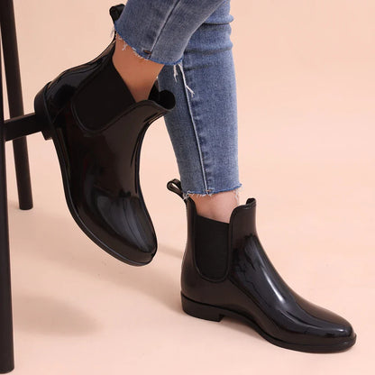 ZARA | Bottines glossy chic