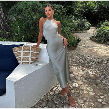 Robe maxi sans manches à bretelles - Luna, Collection Été 2025