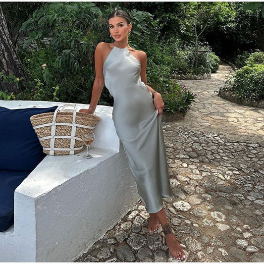 Robe maxi sans manches à bretelles - Luna, Collection Été 2025