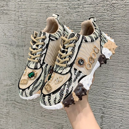 VERONIQUE | Chaussures Étincelantes en Diamant - Luviera Fashion