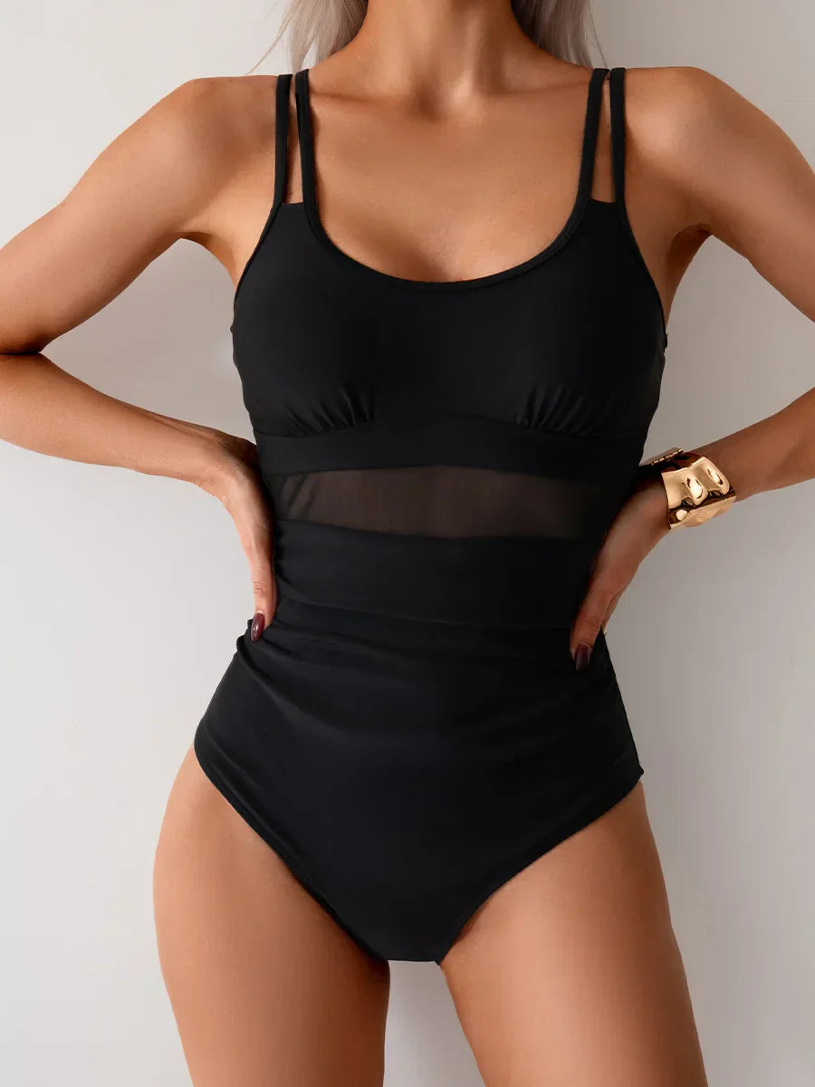 ELINA | Maillot vintage en maille - Luviera Fashion