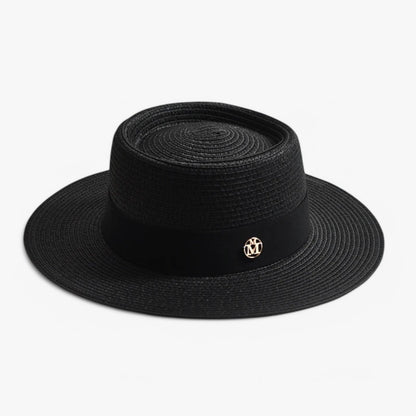 Élégant chapeau de paille pour femmes – Protection solaire