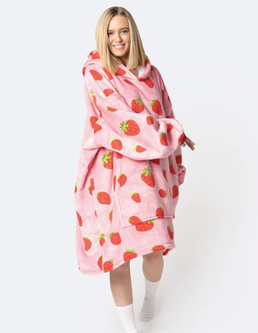 ALIX- Couverture chaude en polaire avec capuche - Luviera Fashion