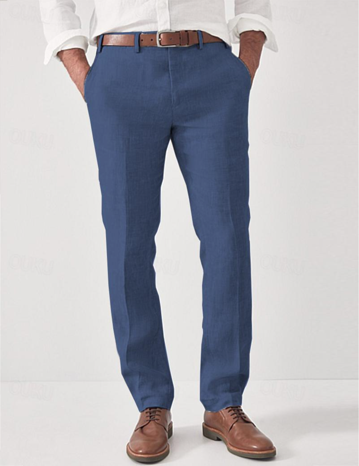 MATHIS | Pantalon de lin chic et léger pour homme - Luviera Fashion