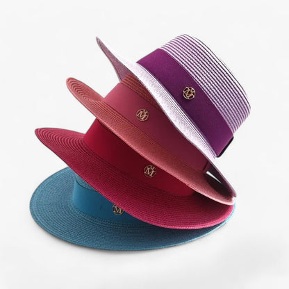 Élégant chapeau de paille pour femmes – Protection solaire