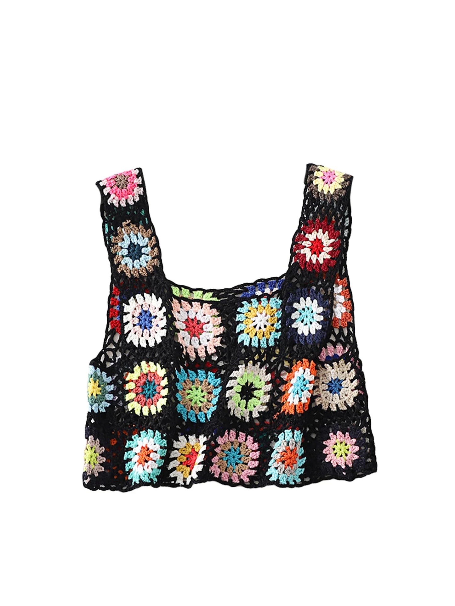 NOA | Top en maille fleurie