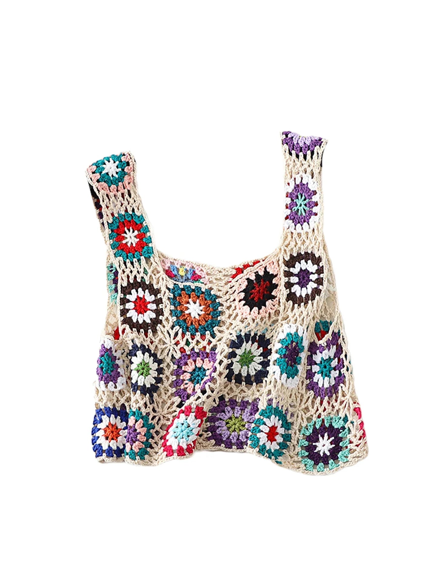 NOA | Top en maille fleurie