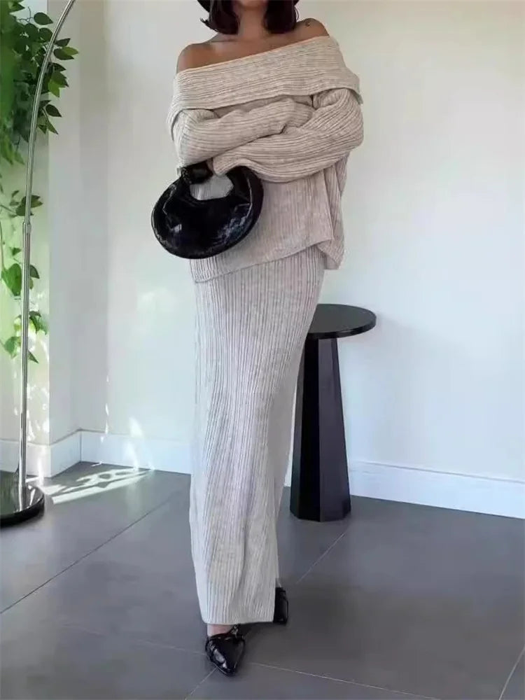 ANIKA | Ensemble pull & jupe - Luviera Fashion