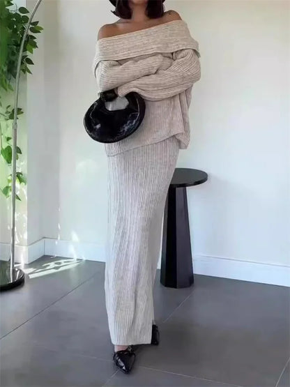 ANIKA | Ensemble pull & jupe - Luviera Fashion