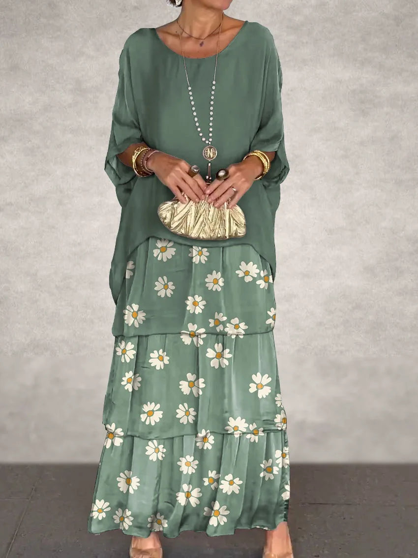 LEPPA | Robe d'été tendance à manches courtes - Luviera Fashion