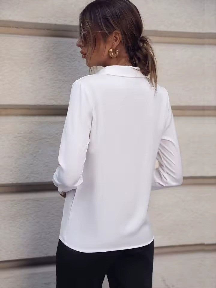 Blouse Élégante en Chiffon pour Femmes – Modèle Amélie