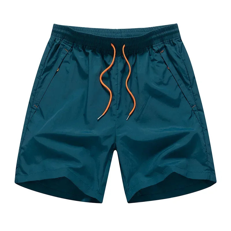 Shorts de course homme avec sous-shorts en mesh et poches zippées – Modèle Nikoas