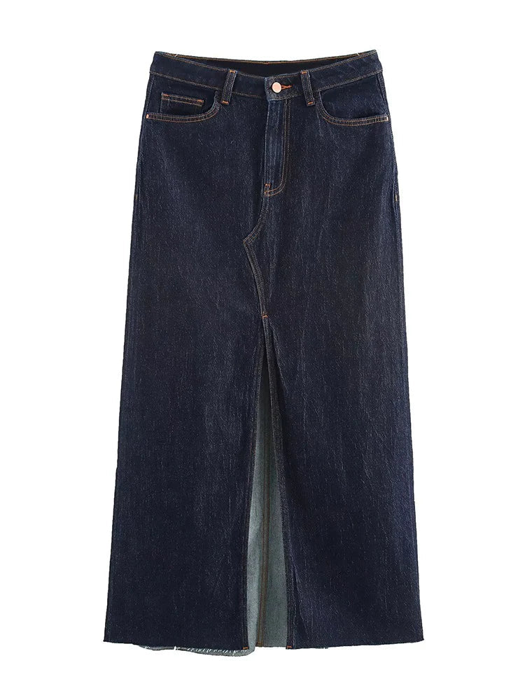 MIRA | Gilet denim tendance - Luviera Fashion