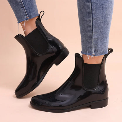 ZARA | Bottines glossy chic