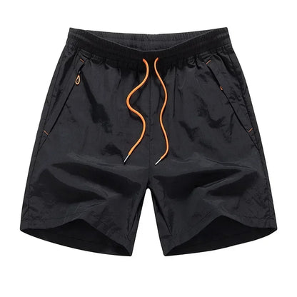 Shorts de course homme avec sous-shorts en mesh et poches zippées – Modèle Nikoas