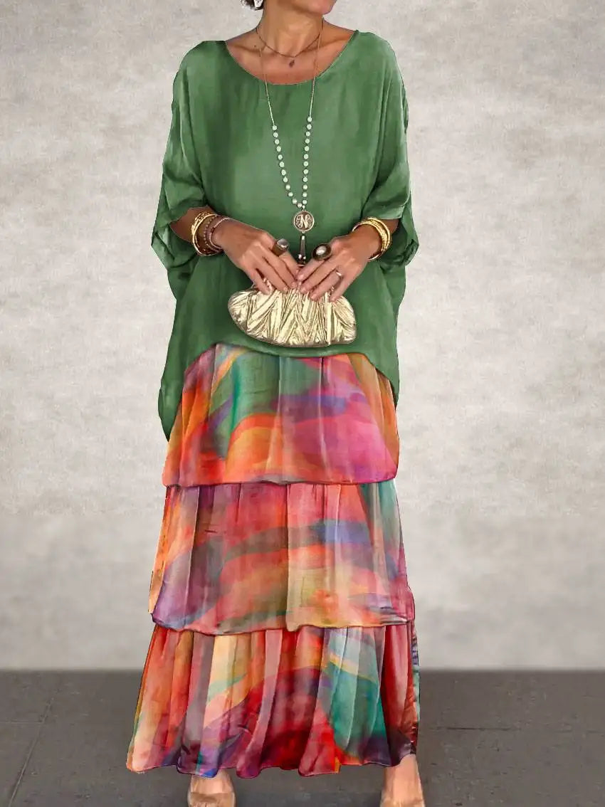 LEPPA | Robe d'été tendance à manches courtes - Luviera Fashion