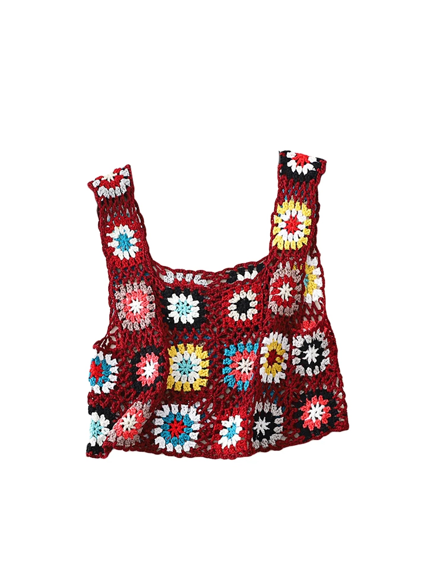 NOA | Top en maille fleurie